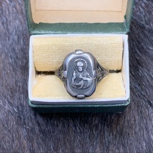 Antique silver ring